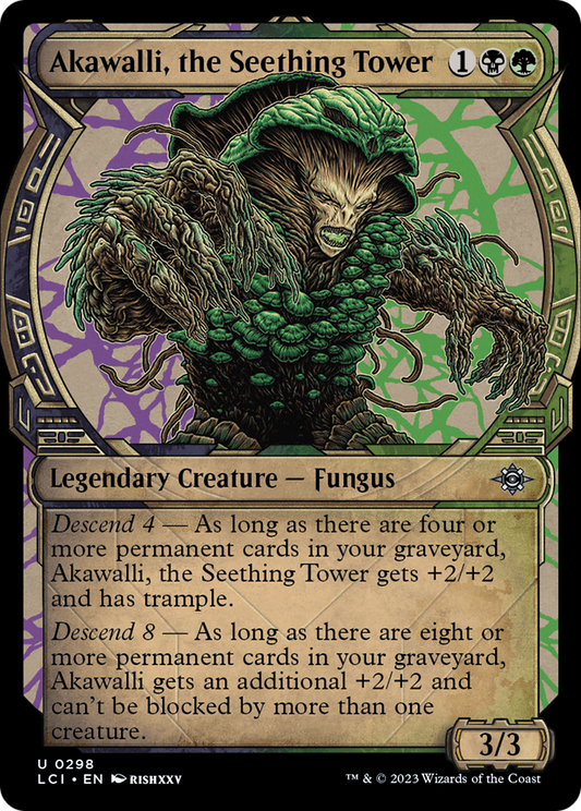 Akawalli, the Seething Tower (0298) (Showcase) - Foil