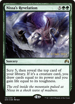 Nissa's Revelation (191) (Prerelease) - Foil