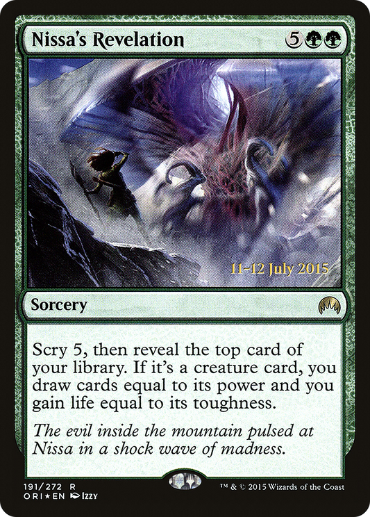Nissa's Revelation (191) (Prerelease) - Foil