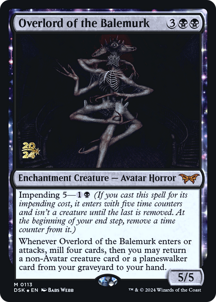 Overlord of the Balemurk (0113) (Prerelease) - Foil
