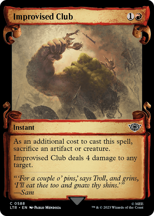 Improvised Club (0588) (Showcase) - Silver Foil