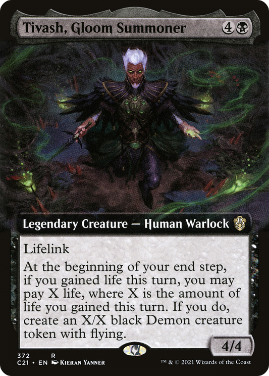 Tivash, Gloom Summoner (372) (Extended Art)