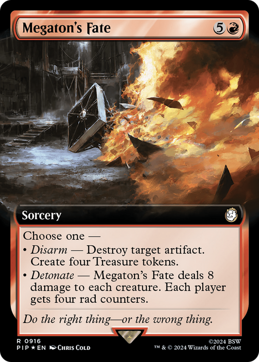 Megaton's Fate (0916) (Extended Art) - Surge Foil