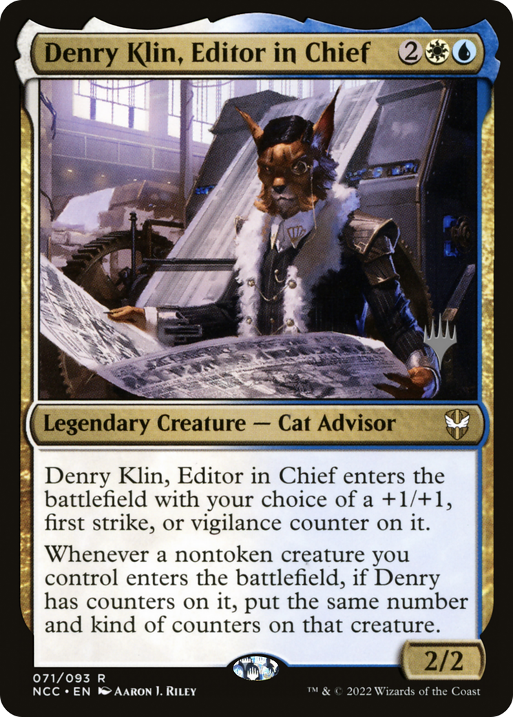 Denry Klin, Editor in Chief (071) (Promo Pack) - Foil