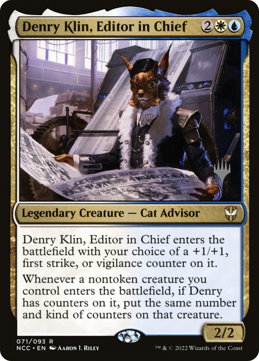 Denry Klin, Editor in Chief (071) (Promo Pack) - Foil