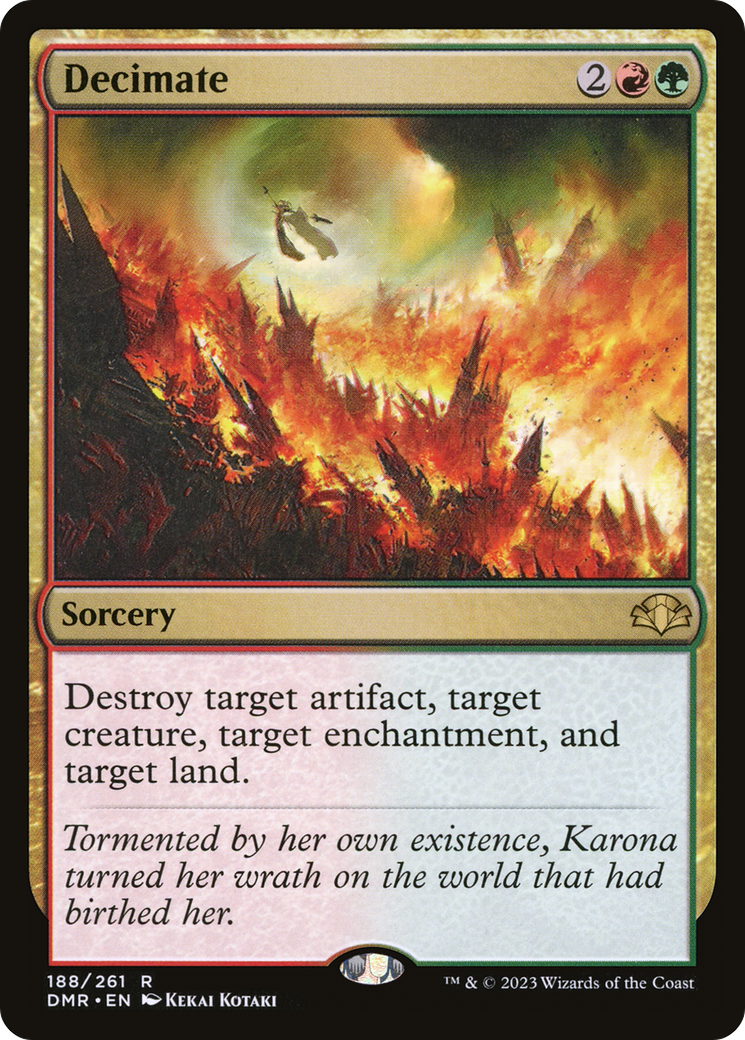 Decimate - Foil