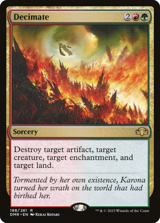 Decimate - Foil
