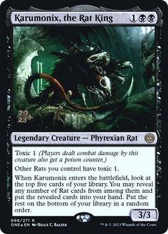 Karumonix, the Rat King (098) (Prerelease) - Foil