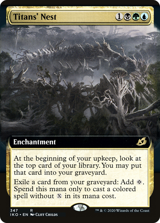 Titans' Nest (347) (Extended Art) - Foil