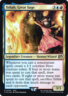 Tellah, Great Sage (0244) (Prerelease) - Foil