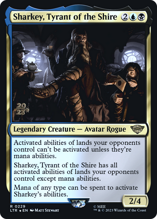 Sharkey, Tyrant of the Shire (0229) (Prerelease) - Foil