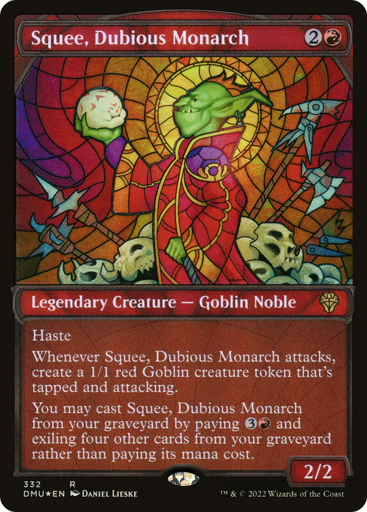 Squee, Dubious Monarch (332) (Showcase) - Textured Foil