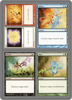 Who // What // When // Where // Why - Foil