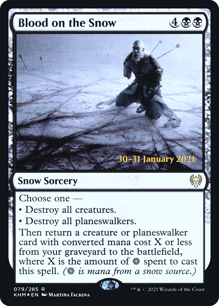 Blood on the Snow (079) (Prerelease) - Foil