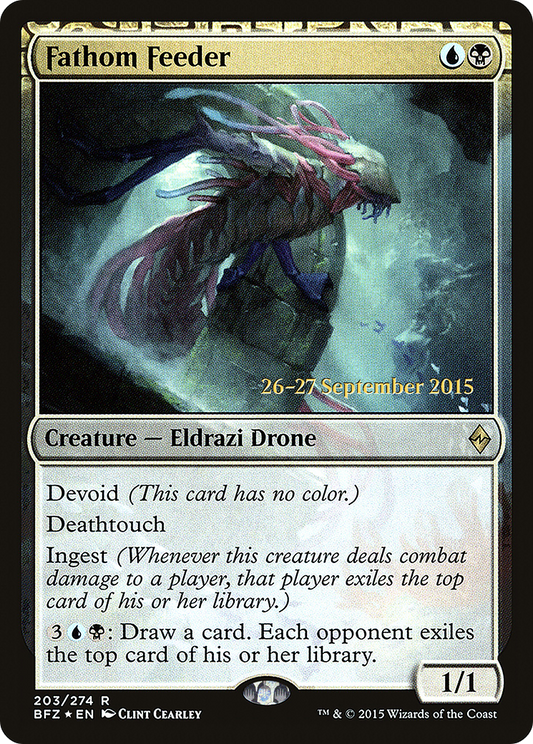 Fathom Feeder (203) (Prerelease) - Foil