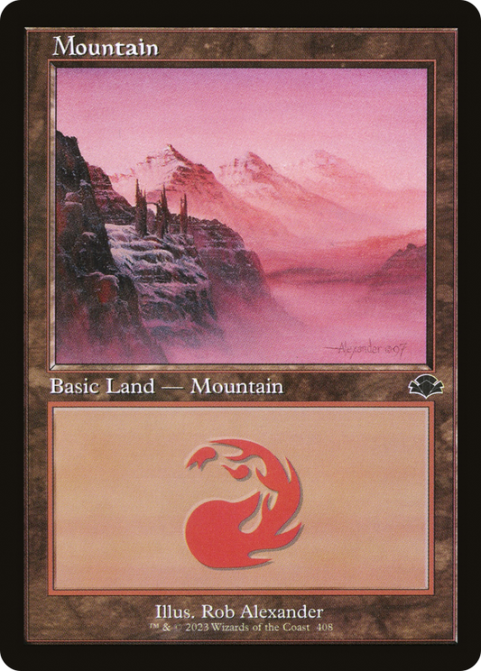 Mountain (408) (Retro Frame) - Foil
