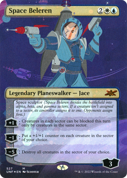 Space Beleren (527) (Borderless) - Galaxy Foil