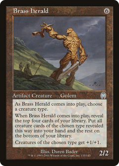 Brass Herald - Foil