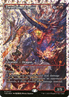 Twinflame Tyrant (0437) (Showcase) - Fracture Foil