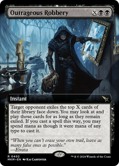 Outrageous Robbery (0402) (Extended Art) - Foil