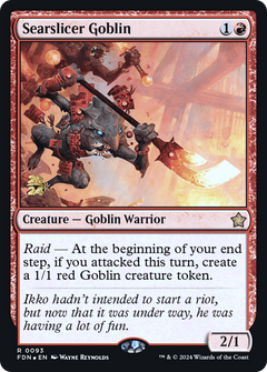 Searslicer Goblin (0093) (Prerelease) - Foil