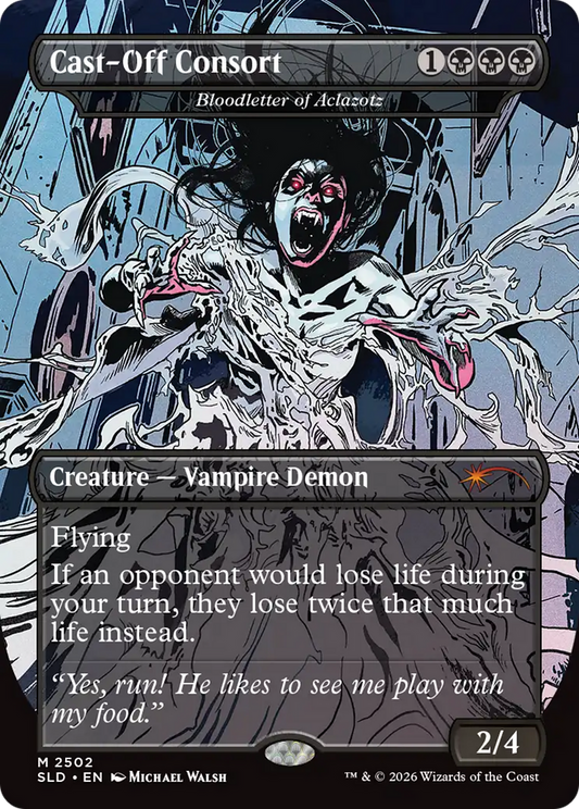 Cast-Off Consort [Bloodletter of Aclazotz] (2502) (Borderless) (SLD) - Foil
