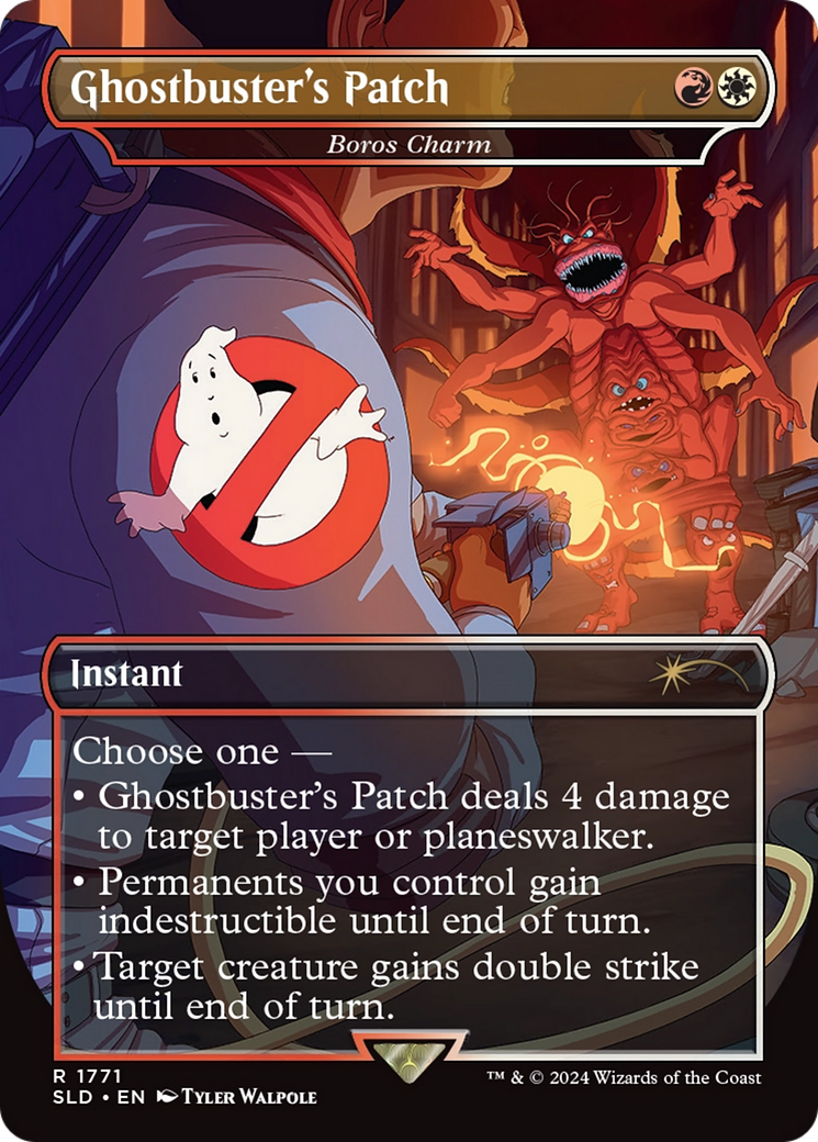 Ghostbuster's Patch [Boros Charm] (1771) (Borderless) - Rainbow Foil