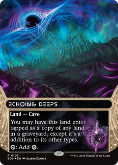 Echoing Deeps (0103) (Borderless) - Galaxy Foil