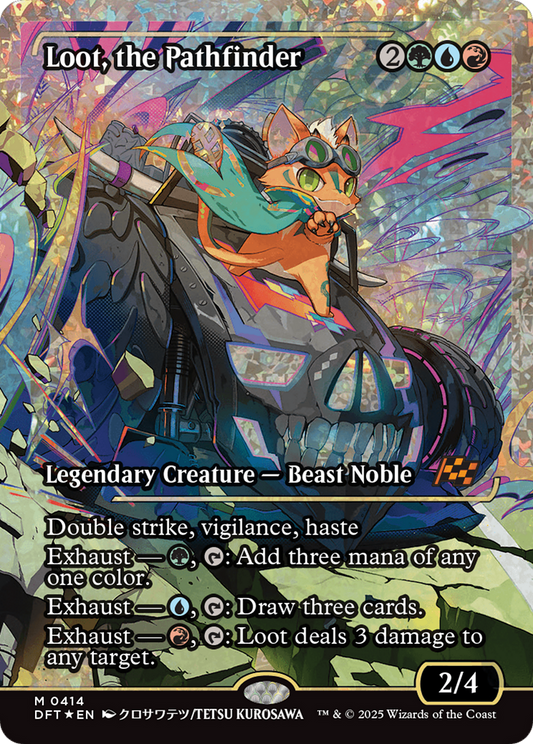 Loot, the Pathfinder (0414) (Showcase) - Fracture Foil