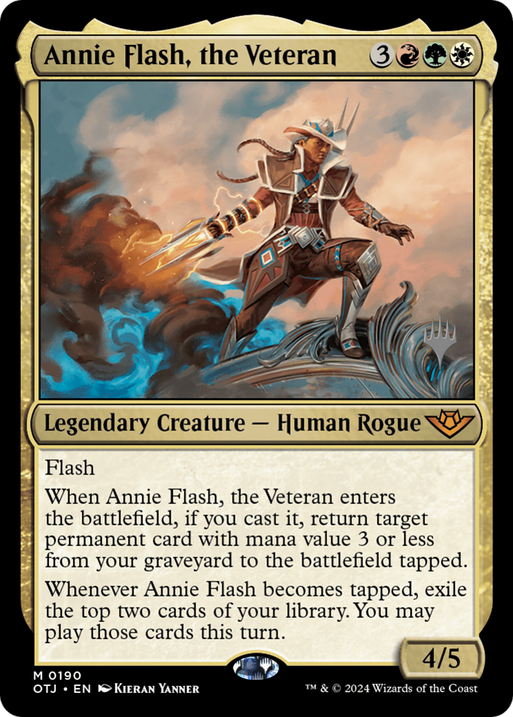 Annie Flash, the Veteran (0190) (Promo Pack) - Foil