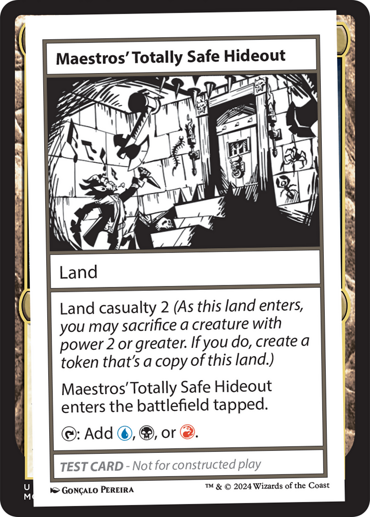 Maestros' Totally Safe Hideout