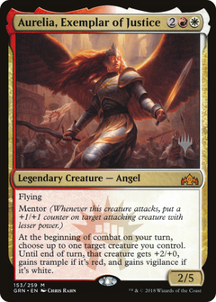 Aurelia, Exemplar of Justice (153) (Promo Pack) - Foil