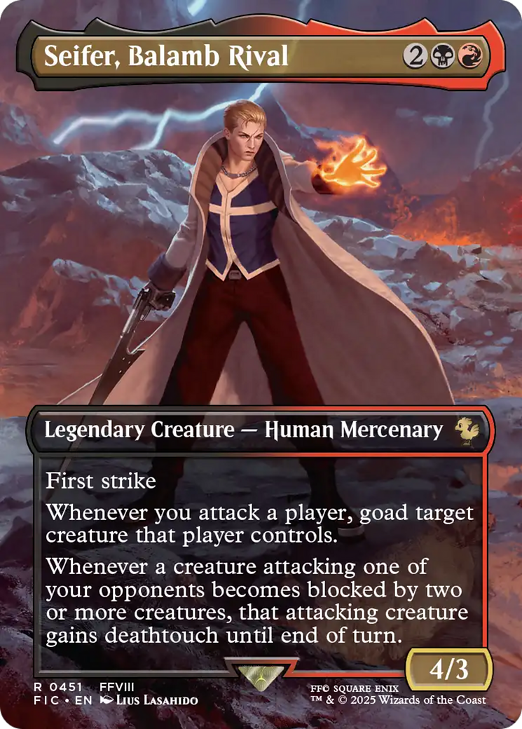 Seifer, Balamb Rival (0451) (Borderless) - Foil fic