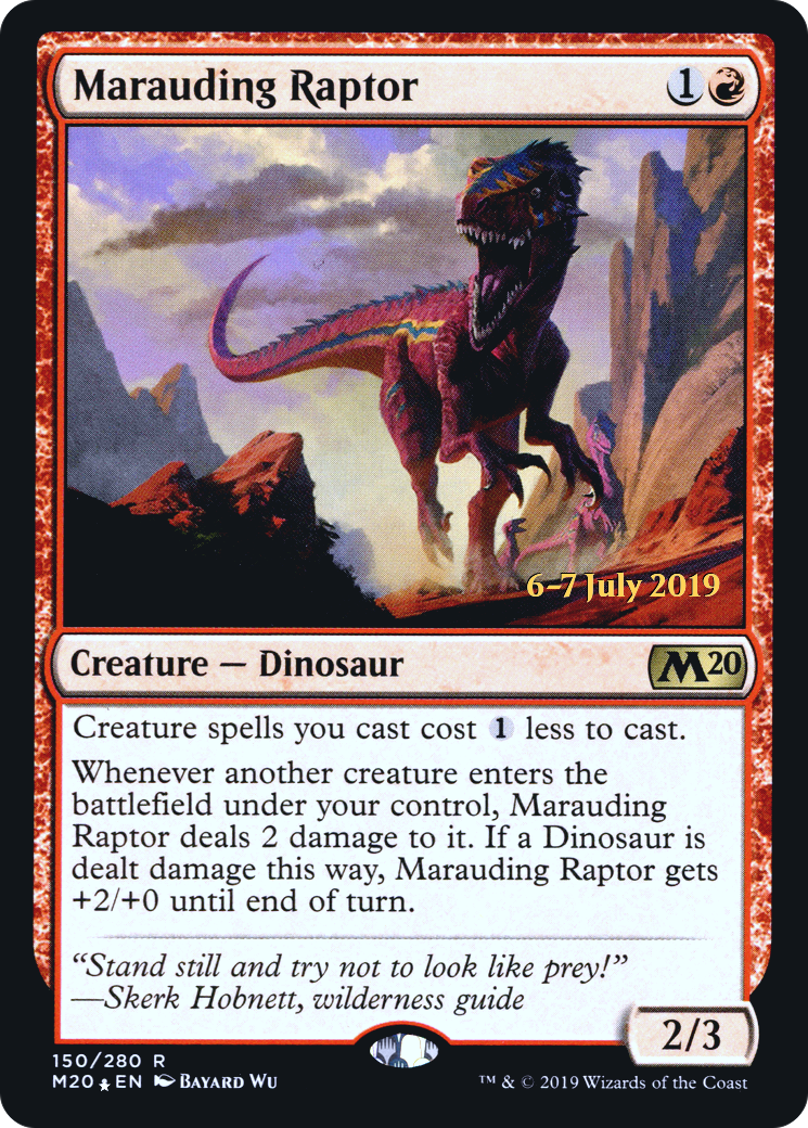 Marauding Raptor (150) (Prerelease) - Foil