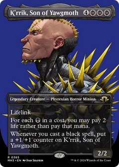 K'rrik, Son of Yawgmoth (0365) (Borderless) - Foil