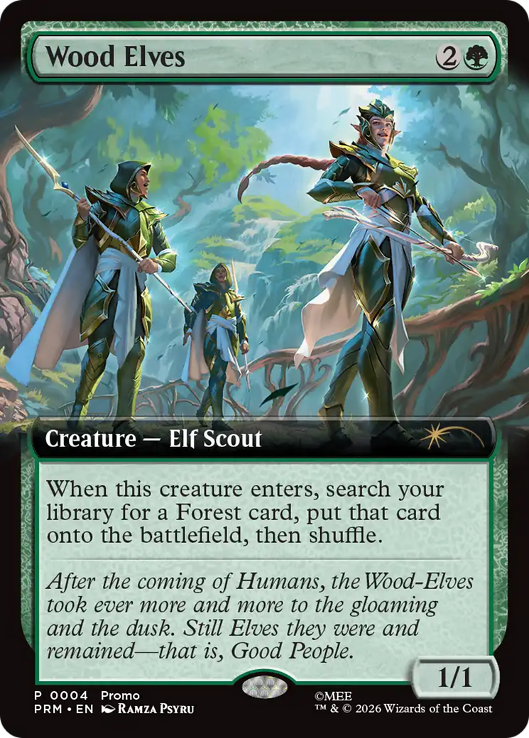 Wood Elves (0004) (Extended Art) (Promo) (PW26)