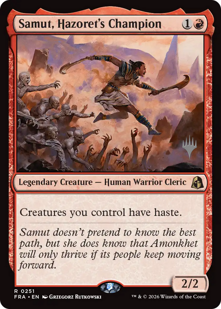 Samut, Hazoret's Champion (0251) (Promo Pack) (PFRA)