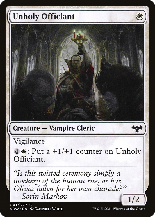 Unholy Officiant - Foil