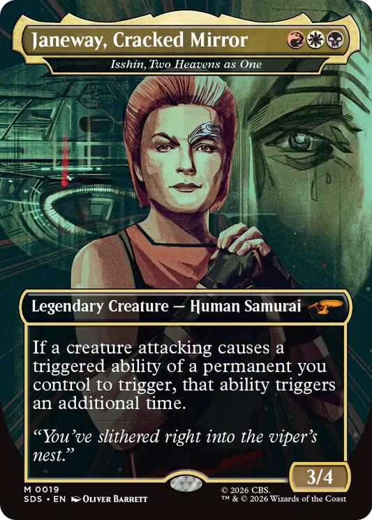 Janeway, Cracked Mirror [Isshin, Two Heavens as One] (0019) (Borderless) (SDS) - Foil