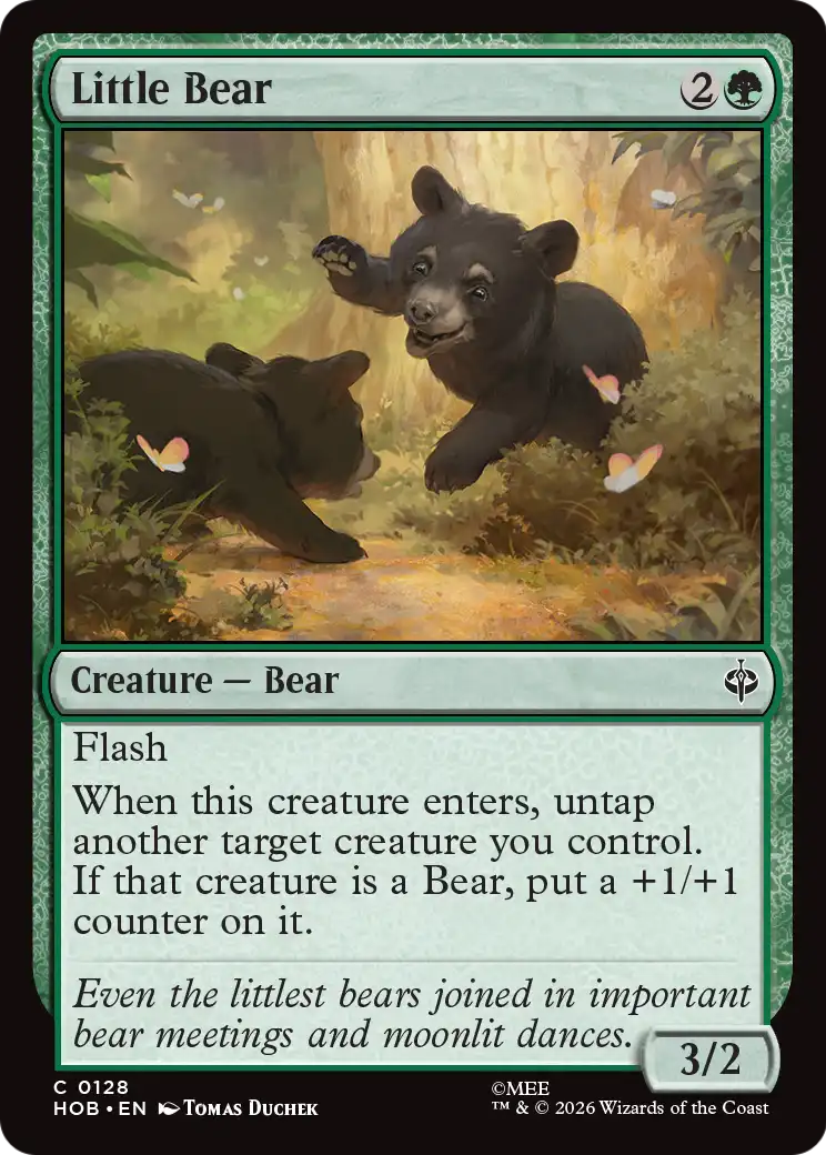Little Bear (HOB) - Foil