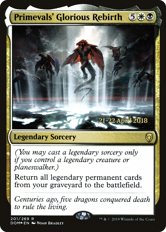 Primevals' Glorious Rebirth (201) (Prerelease) - Foil