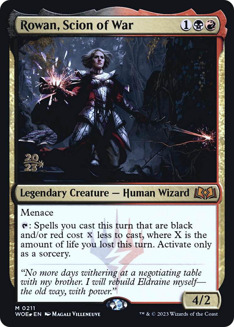 Rowan, Scion of War (0211) (Prerelease) - Foil