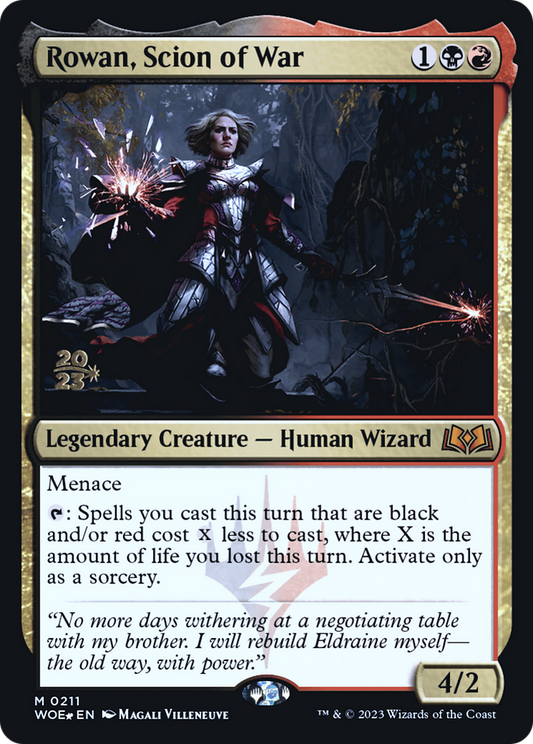 Rowan, Scion of War (0211) (Prerelease) - Foil