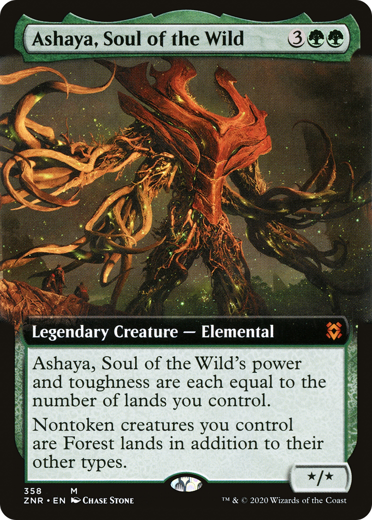 Ashaya, Soul of the Wild (358) (Extended Art) - Foil