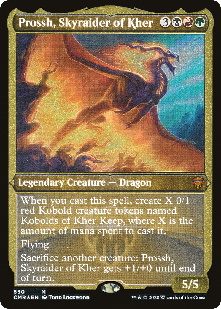Prossh, Skyraider of Kher - Foil Etched