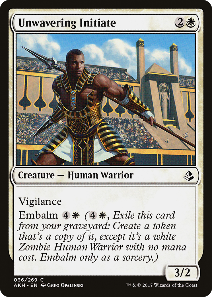 Unwavering Initiate - Foil