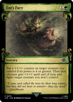 Ent's Fury (0615) (Showcase) - Silver Foil