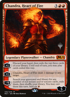 Chandra, Heart of Fire (135) (Promo Pack) - Foil