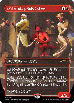 Spiteful Prankster (0801) (Borderless) - Rainbow Foil