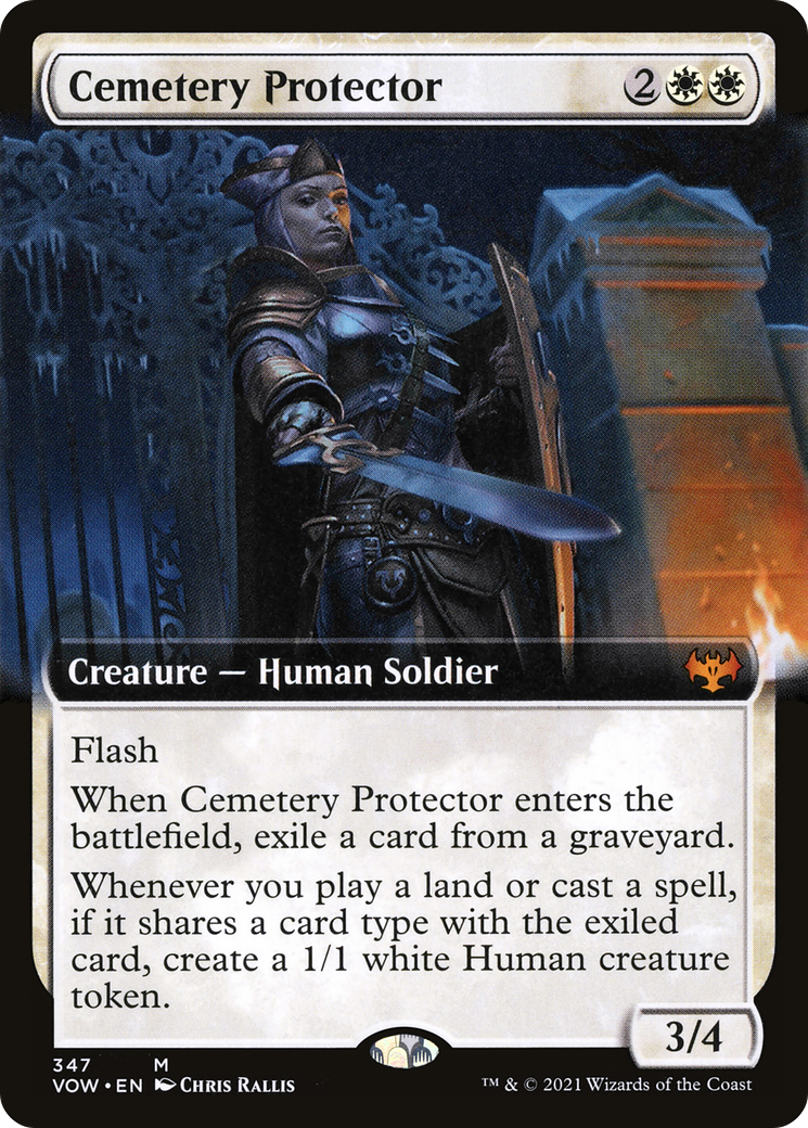 Cemetery Protector (347) (Extended Art)